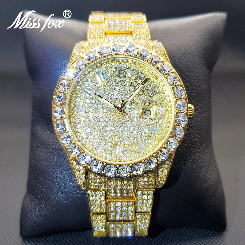 Luxury Gold Diamond Watch – Shine with Elegance and Style