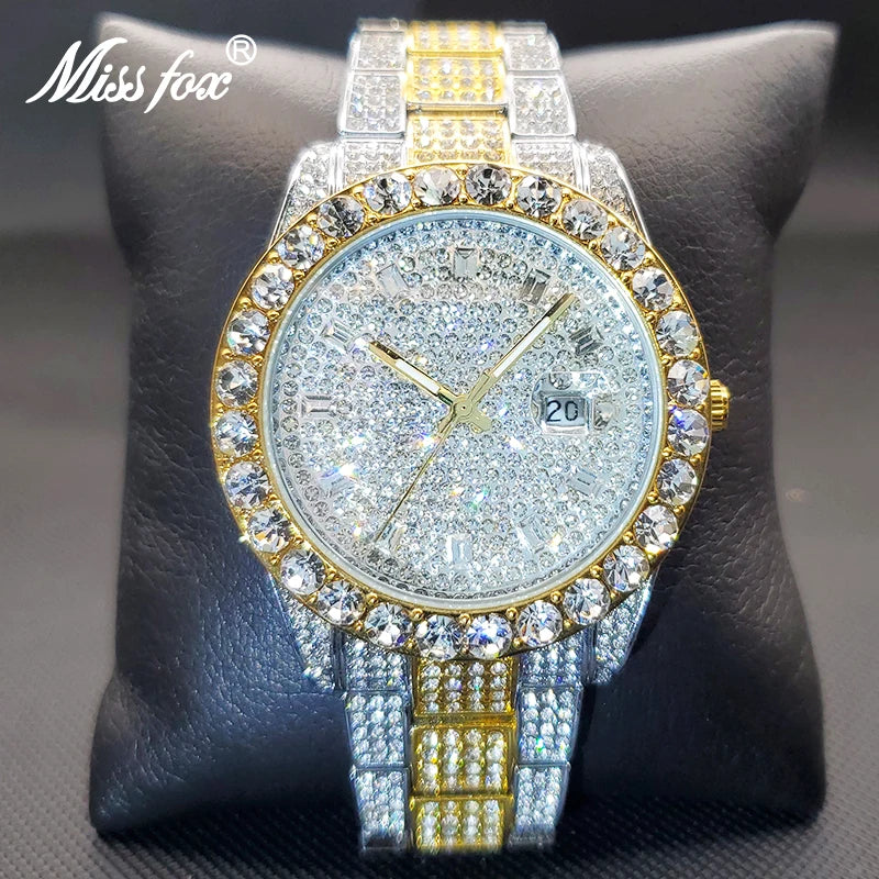 Luxury Gold Diamond Watch – Shine with Elegance and Style